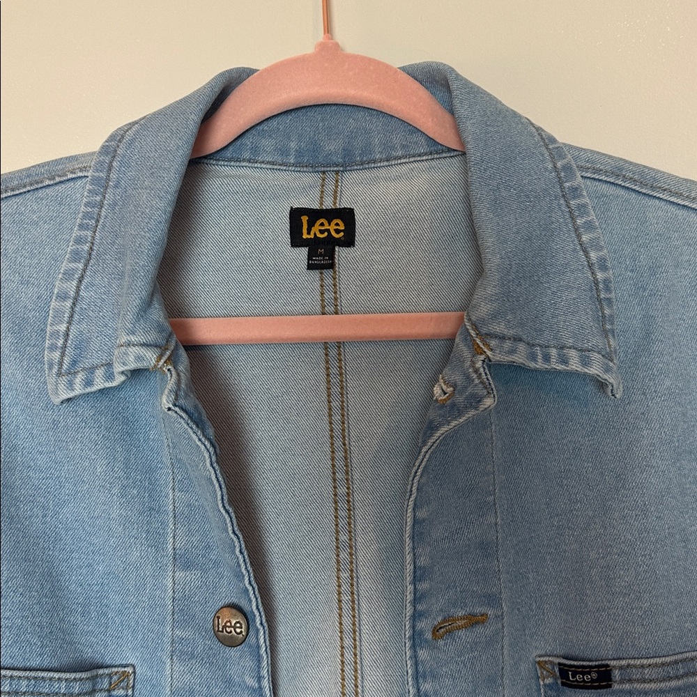 Lee Women's Light Blue Denim Chore Jacket - Picture 2 of 9